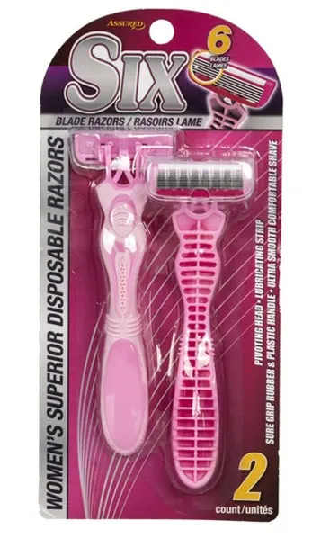 6-Blade Women Disposal Razor